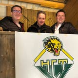Die Ende 2019 in den Verwaltungsrat gewählten Ralph Ott, Cäsar Müller und René Fontana (von links) bilden das Gerüst des neuen Verwaltungsrats des HC Thurgau. (Matthias Hafen (23. Dezember 2019))