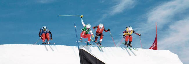 Die Skicross-Meisterschaften von Crans-Montana wurden bei besten Bedingungen ausgetragen.