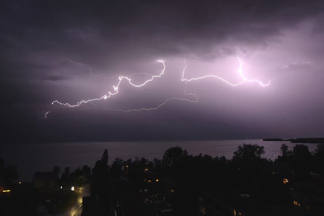 205 Blitze: Nirgendwo in der Schweiz hat es am Sonntag so stark geblitzt wie im Kanton St.Gallen. 