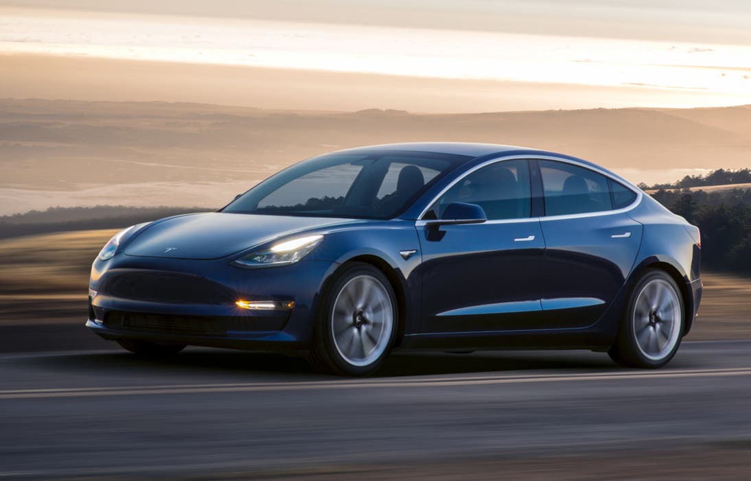 2. Platz: Tesla Model 3 (242 /290 Punkten) 
