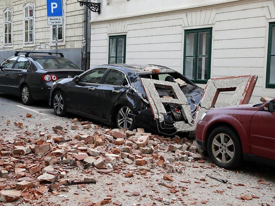 Mindestens Ein Toter Bei Erdbeben In Kroatischer Hauptstadt Zagreb Luzerner Zeitung