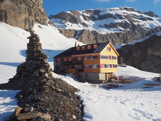 Die Lämmerernhütte im Wallis war im vergangenen Jahr die meistbesuchte SAC-Hütte. Sie zählte 7810 Übernachtungsgäste.
