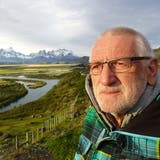 Lorenz Becker Ende 2019  im «Torre del Paine»-Nationalpark in Patagonien/Chile. Erst einige Wochen später beginnt die Wohnmobil-Reise ungemütlich zu werden. (Bild: Reisearchiv Lorenz Becker)