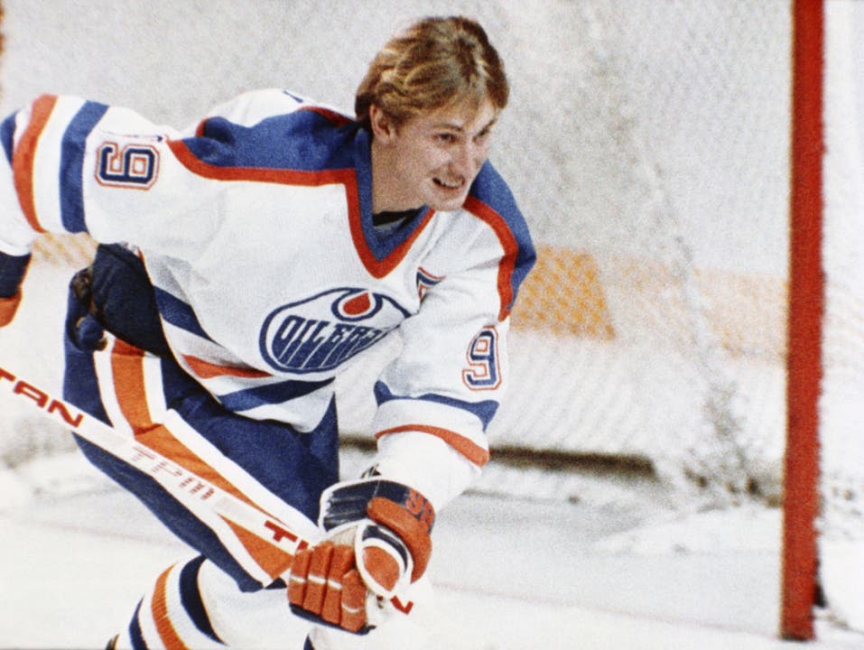 Wayne Gretzky 1984 im Dress der Edmonton Oilers