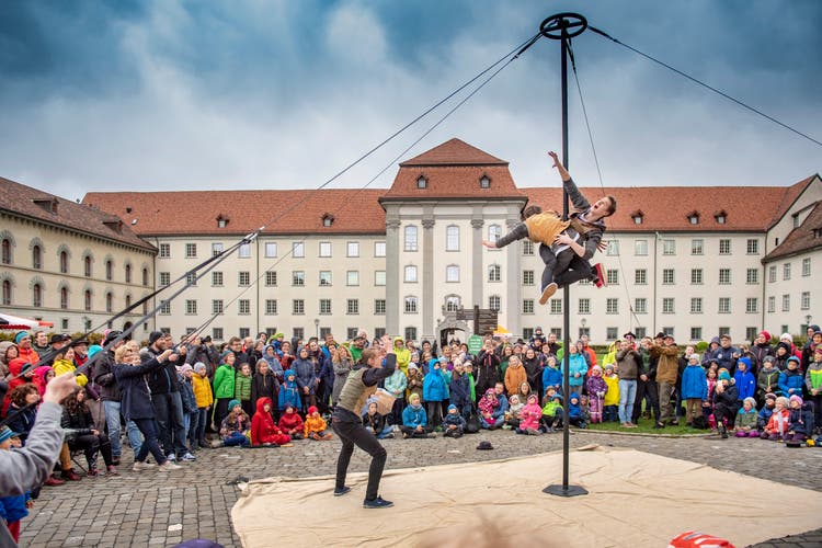 Das Strassenkunstfestival Aufgetischt in der Stadt St.Gallen fällt dieses Jahr ins Wasser.