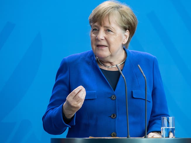«Es kann auch ein Fehler sein, dass man zu schnell voranschreitet»: Die deutsche Bundeskanzlerin Angela Merkel in Berlin zu Lockerungen der Coronavirus-Massnahmen.