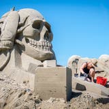 Das Sandskulpturen-Festival in Rorschach ist seit vielen Jahren eine beliebte Veranstaltung am See. (Urs Bucher)