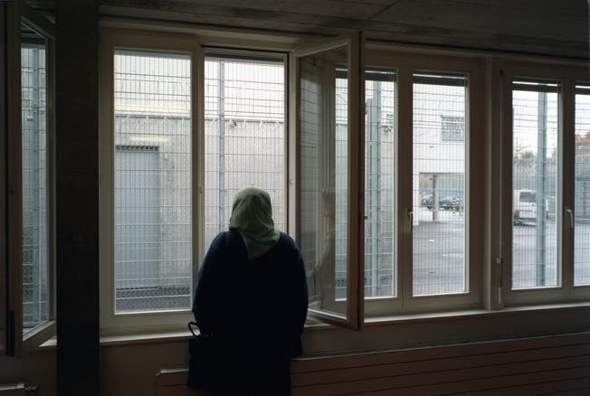 Eine Asylsuchende in der Empfangsstelle für Asylsuchende in Basel. (Symbolbild)