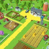 Mehr Bäume, mehr Felder, mehr von allem: Bauernhof-Spiele wie «Blocky Farm» bringen Kindern den Kapitalismus näher. (Bild: Screenshot)