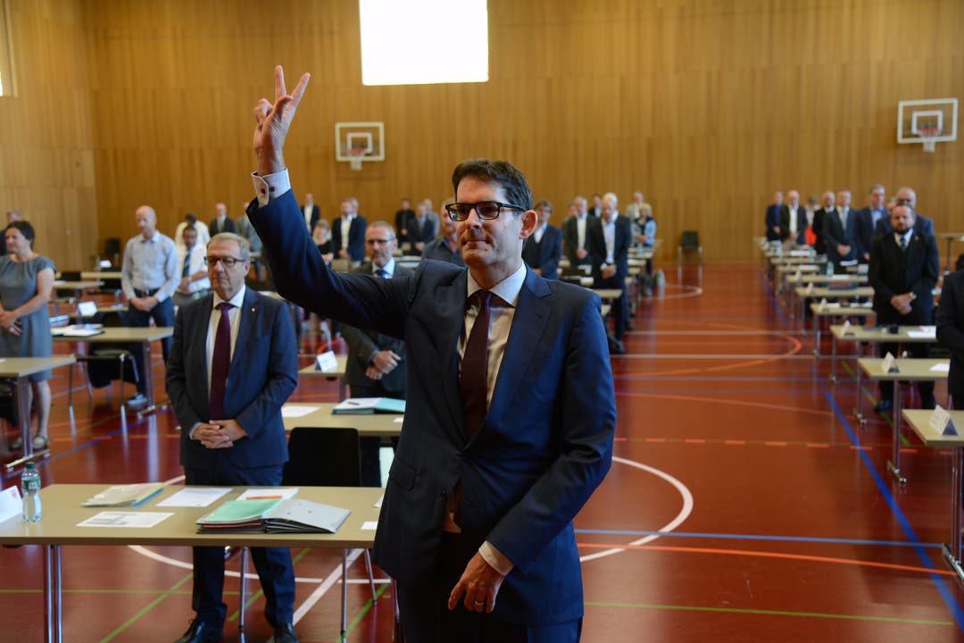 Landratsekretär Emanuel Brügger wurde vereidigt