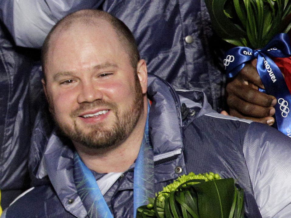 Da war seine Welt in Ordnung: Bei den Olympischen Spielen 2010 in Vancouver holte Steven Holcomb Gold im Viererbob