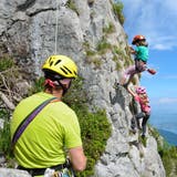 Der Klettergarten Ergglen auf Klewenalp. (Bild: PD (Klewenalp, 9. Juli 2016))