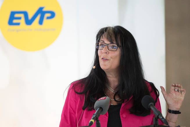 EVP-Parteipräsidentin Marianne Streiff kündigte ihren Rücktritt für 2021 an. 