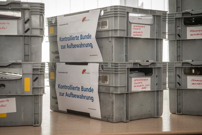 Der Thurgauer Generalstaatsanwalt Stefan Haffter musste bezüglich der Klage wegen Wahlfälschung bei den Grossratswahlen 2020 sieben Kisten voller Wahlzettel auszählen.