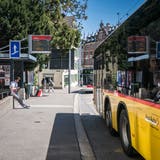Der Bus 240 von Rorschach her fährt ab 2022 als Linie 254 nur noch bis zum Theater respektive zur Kantonsschule. (Michel Canonica (6. Mai 2016))