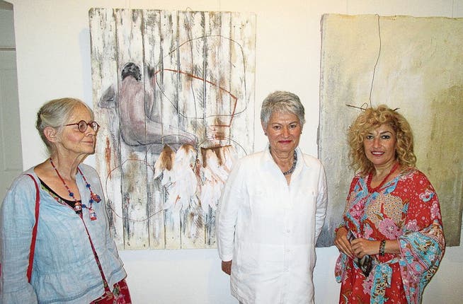 Die drei Künstlerinnen (von links): Elisabeth Fuchs, Graziella Keferstein und Demet Akbay.