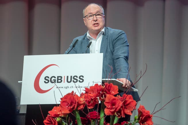 Pierre-Yves Maillard, Präsident des Schweizerischen Gewerkschaftsbunds und SP-Nationalrat, fordert eine Stärkung des Service public.