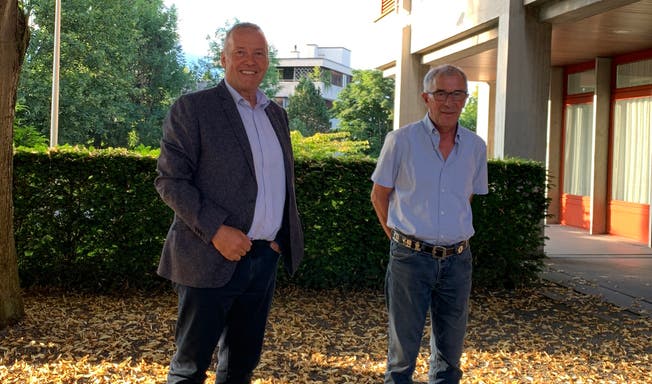 Fredy Schöb (links) wird Nachfolger von Peter Kindler als Präsident der Regionalen Bevölkerungsschutzkommission Werdenberg.