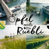 Die Kampagne «Öpfel meets Rüebli» zeigt: Der Thurgau und der Aargau sind sich ähnlich. (Bild: PD)