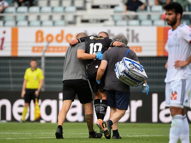 Luganos Stürmer Mattia Bottani fällt mit Knieverletzung mehrere Monate aus