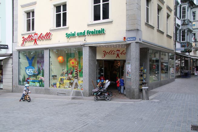 Der Spielzeugladen Zollibolli schliesst seinen Standort an der Maktgasse.