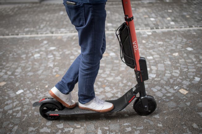 E-Scooter des schwedischen Anbieters Voi sind mittlerweile in vielen Schweizer Städten Standard, neuerdings auch in Frauenfeld.