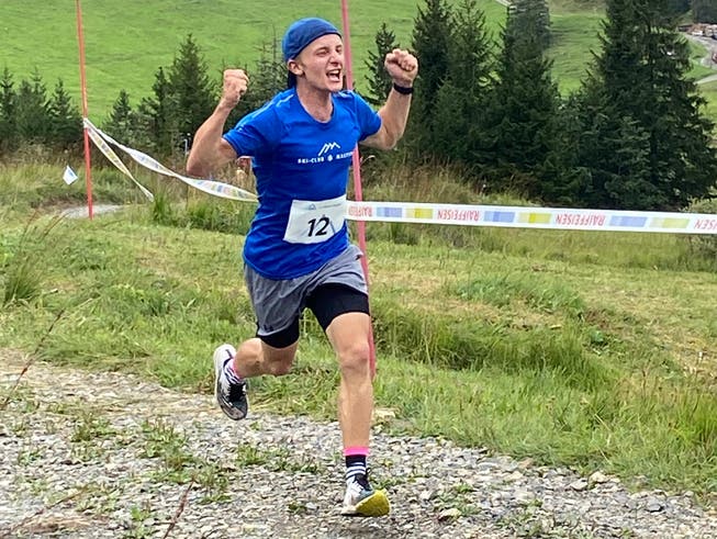 Lukas Schmid triumphierte beim Berglauf Malters – Mösere.
