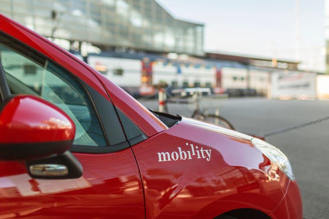 Ein Mobility-Auto in Zürich. Bald wird der Anteil der Elektroautos beim Carsharingunternehmen stark steigen. 