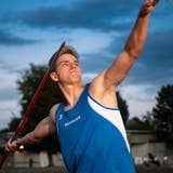 Der Speerwerfer Joel Gasser gehört zu den grössten Talenten des KTV Wil Leichtathletik. Seine Bestleistung liegt bei 53,43 Metern. (Bilder: Ralph Ribi)