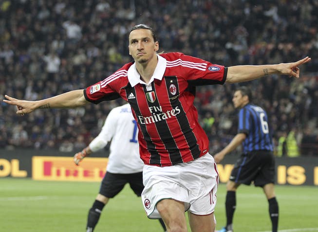 Ein Superstar gegen den FC St.Gallen? Die AC Milan mit Zlatan Ibrahimovic ist ein potenzieller Gegner der Ostschweizer.