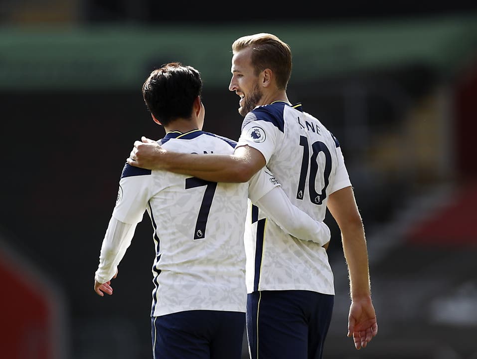 Son Heung-min und Harry Kane sorgten für den Unterschied in der Partie zwischen Southampton und Tottenham