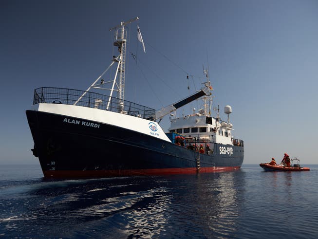 ARCHIV - Das Seenotrettungsschiff «Alan Kurdi». Foto: Fabian Heinz/Sea-Eye/dpa - ACHTUNG: Nur zur redaktionellen Verwendung und nur mit vollständiger Nennung des vorstehenden Credits