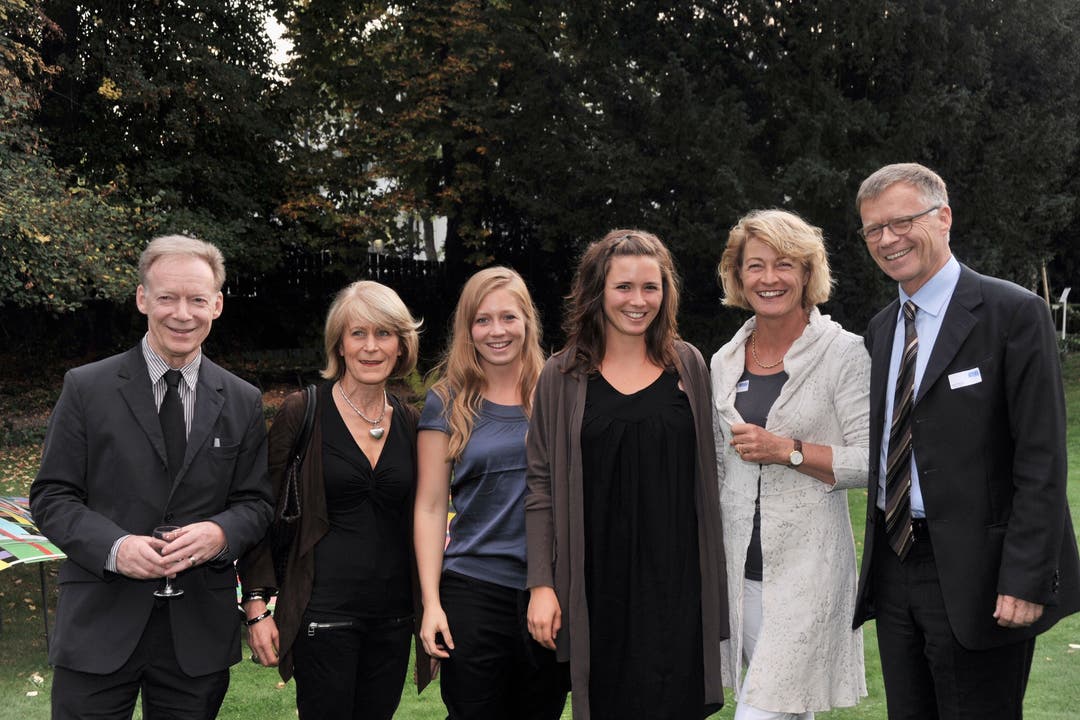 Die Familie Wanner vereint Hans, Annemarie, Anna-Katharina, Caroline Maja und Peter Wanner haben zum Kulturpreis eingeladen.