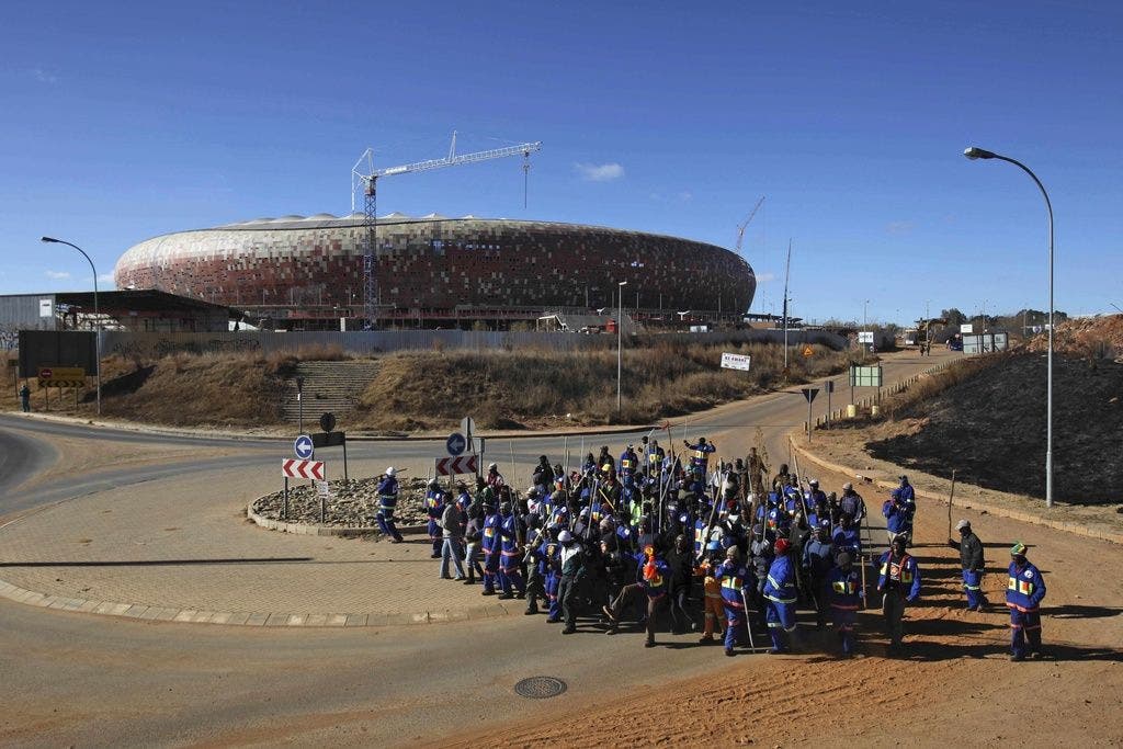 Arbeiterstreiks in Südafrika
