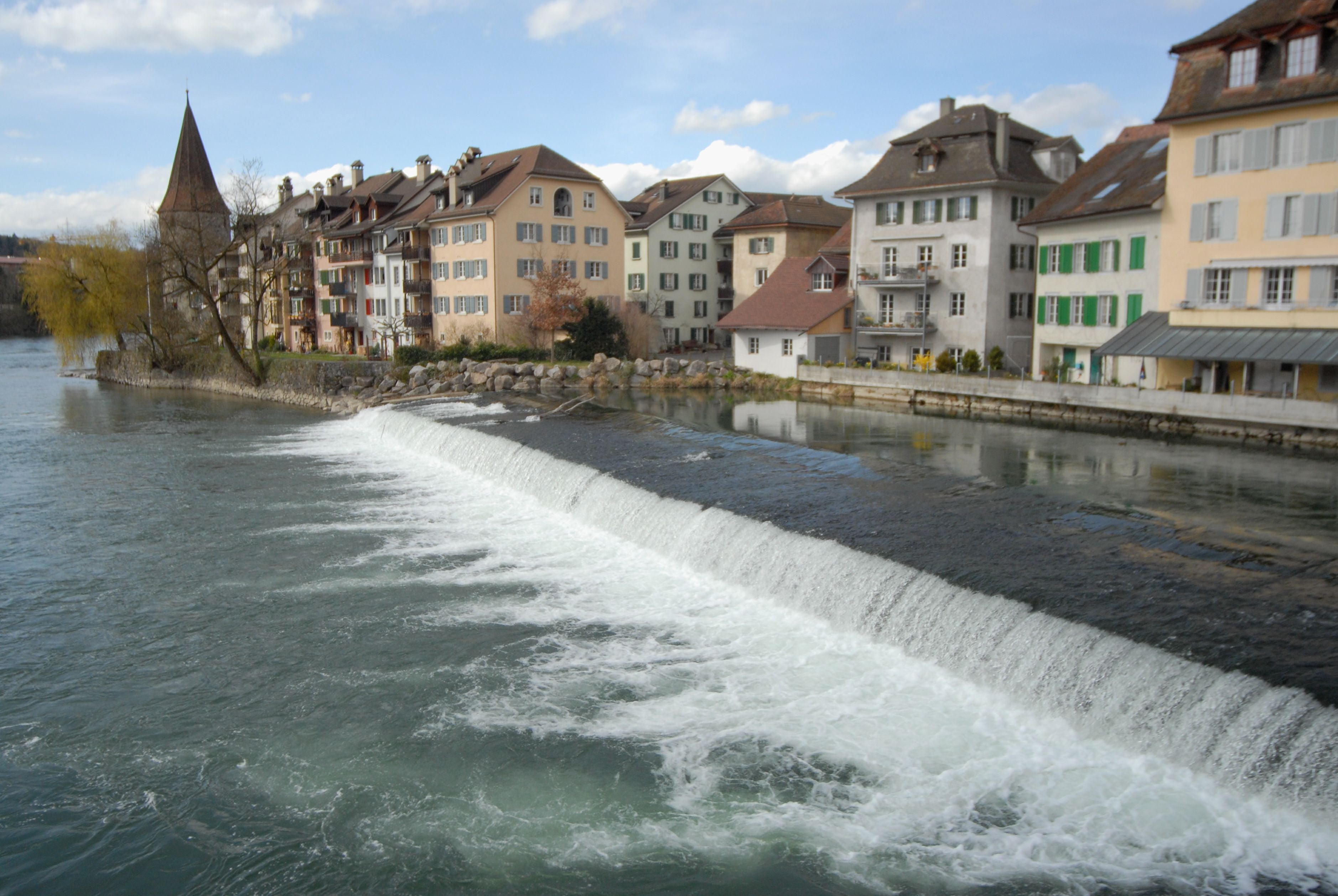 Bremgarten - Ausbau Des Stauwehrs Folgt Dem Hochwasser Der Reuss