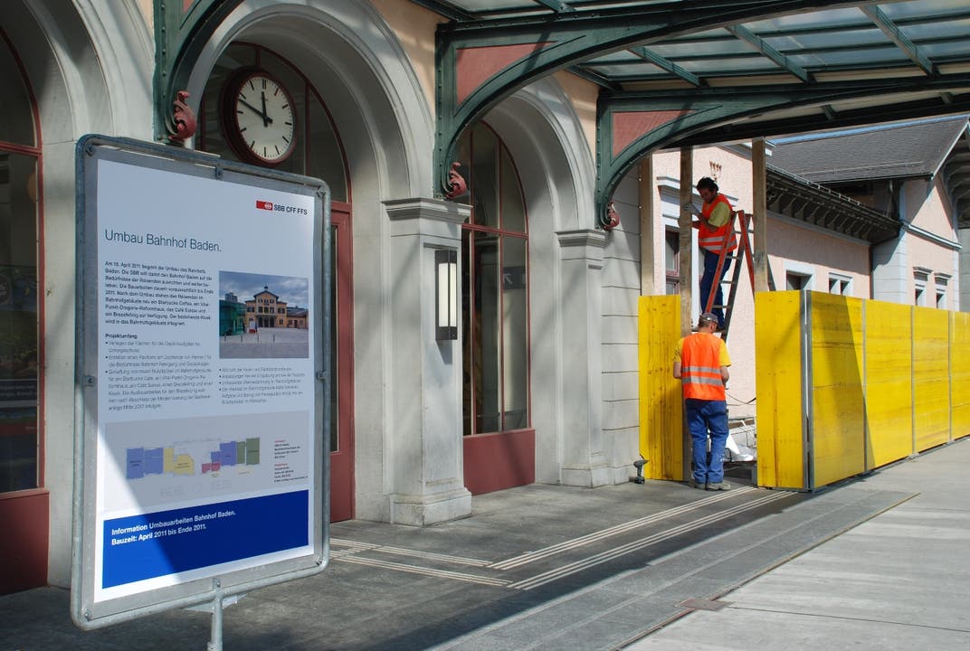 Die Sanierung des ältesten Bahnhofs der Schweiz hat begonnen