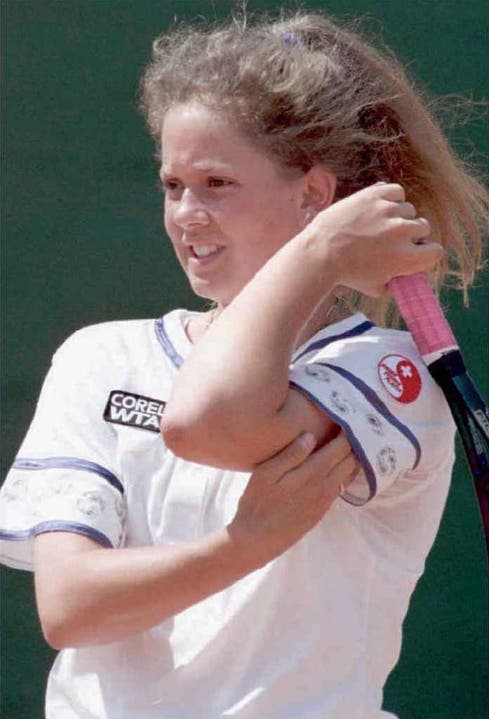 Die Schweizer Tennisspielerin Patty Schnyder beim Turnier 'Villa de Madrid' am 24