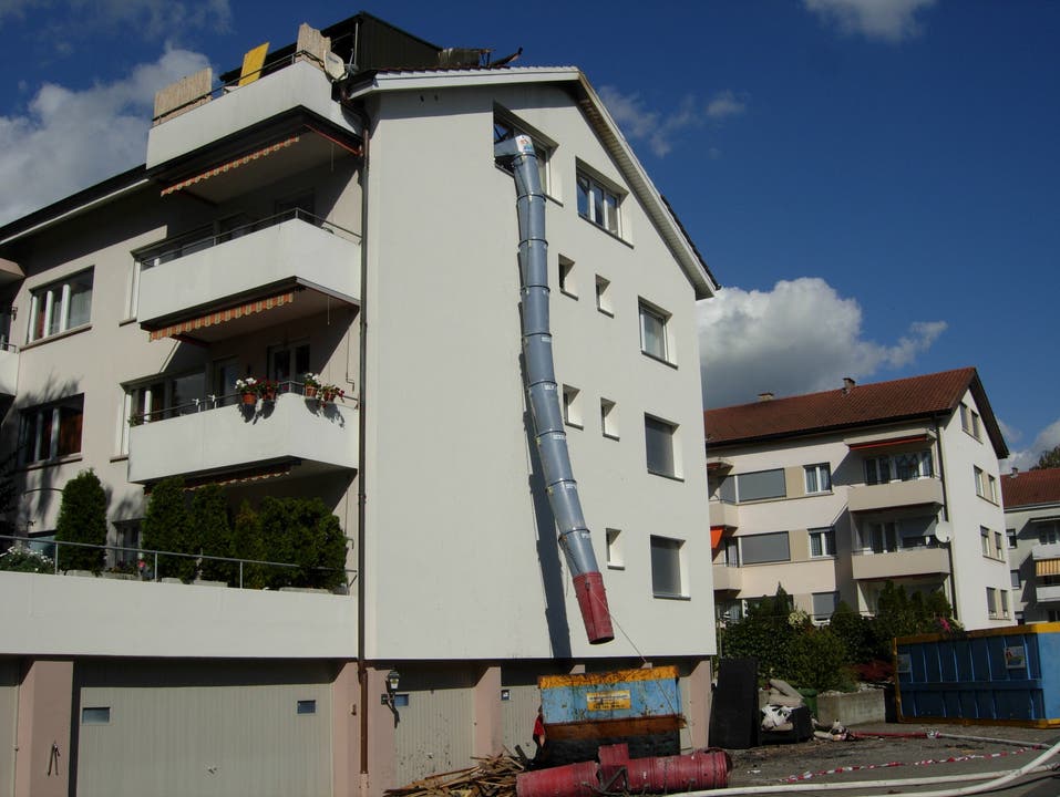 Brand Merhfamilienhaus in Bettlach