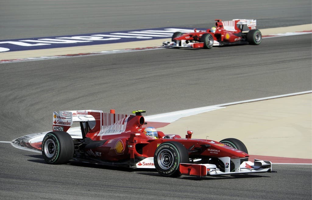 Fernando Alonso früher bei Ferrari.