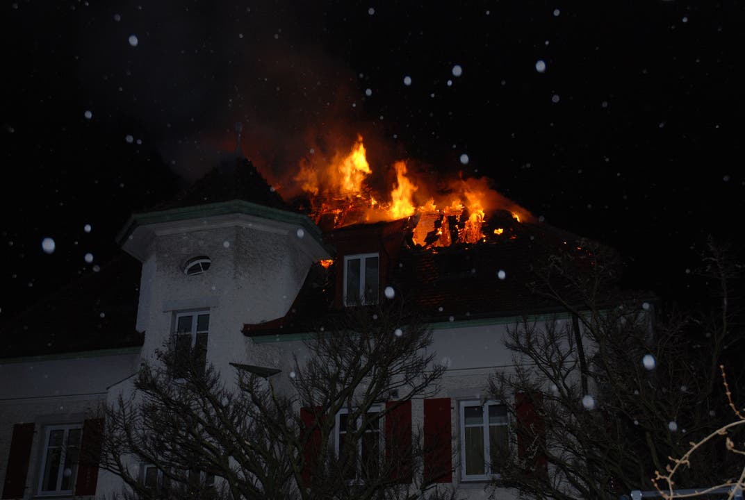 Brand an der Burgunderstrasse in Solothurn
