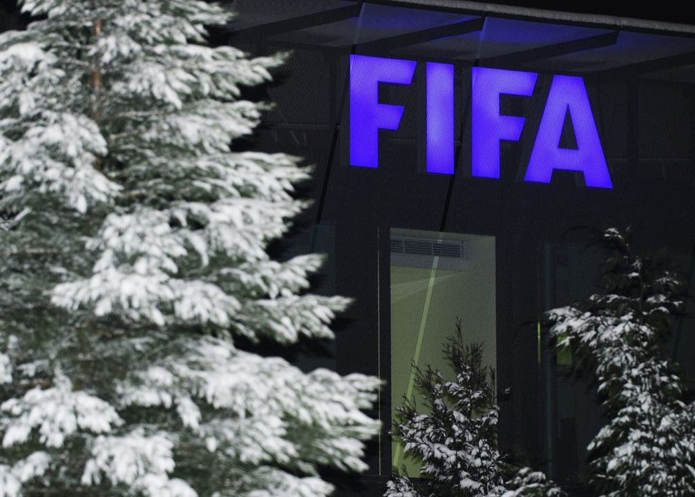  Starauflauf am Fifa-Hauptsitz in Zürich