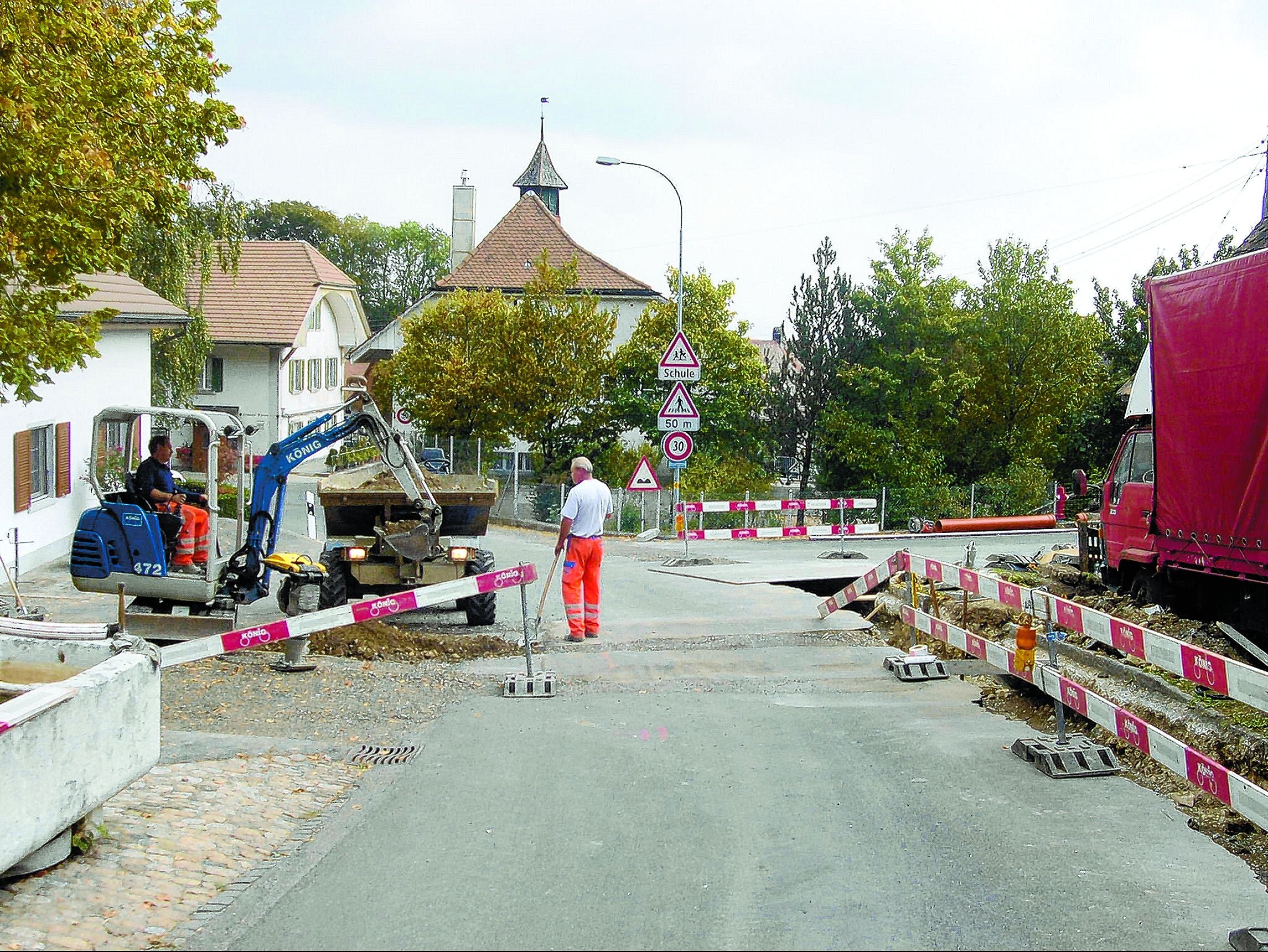 Rumisberg - Druckwasserleitung Durch Rumisberg