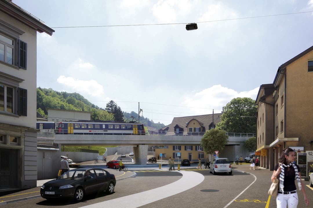 So soll der Verkehrsknoten Schulhausplatz in Baden aussehen