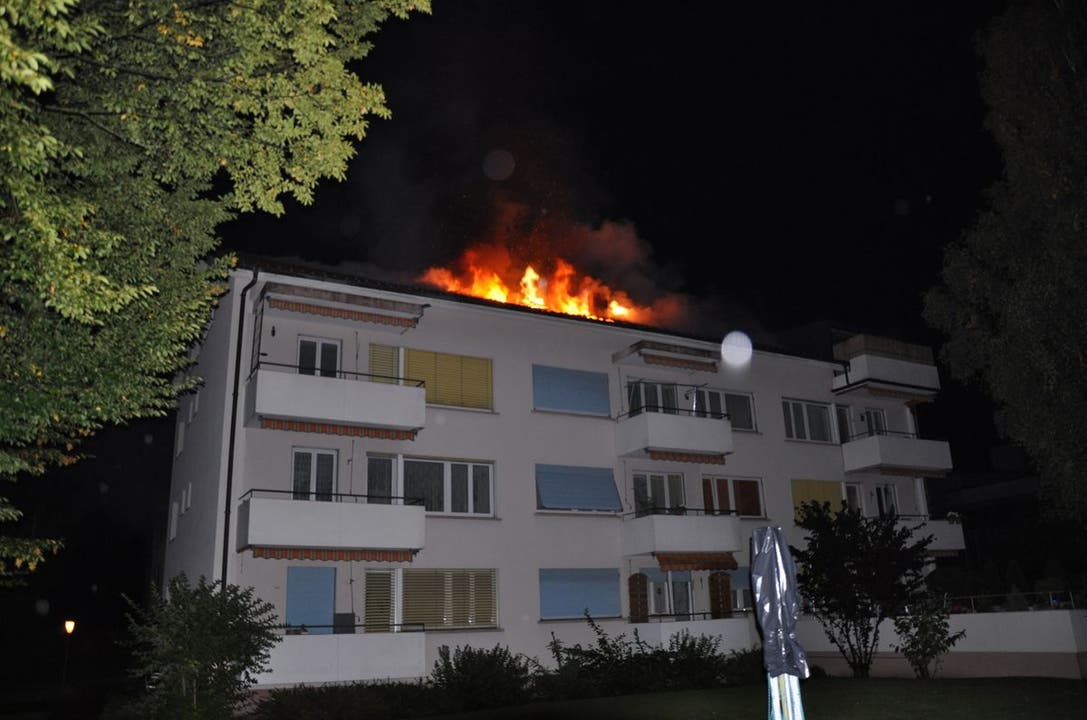 Brand Mehrfamilienhaus in Bettlach