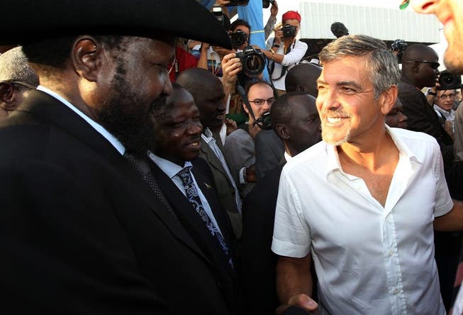 George Clooney im Sudan