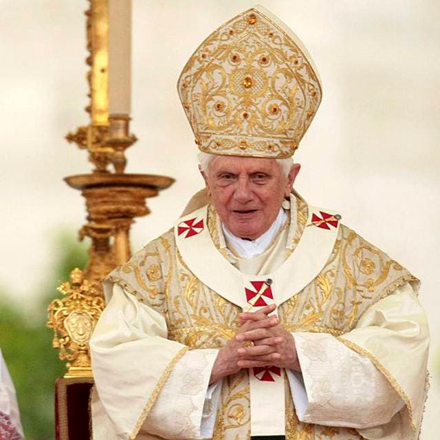 Der Papst während der Ostermesse