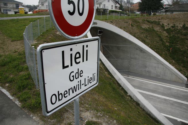 Dorfeingang von Oberwil-Lieli