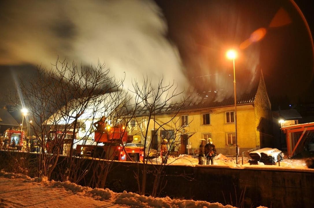 Grossbrand in Wolflinswil zerstört ein Wohnhaus