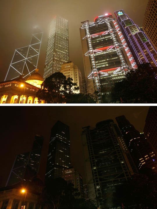 Earth Hour in Hongkong