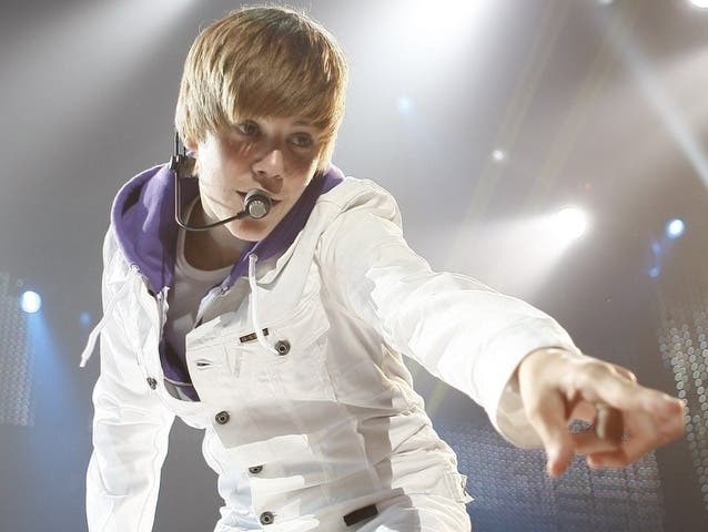 Justin Bieber in Action Justin, als er noch nicht 17 war.